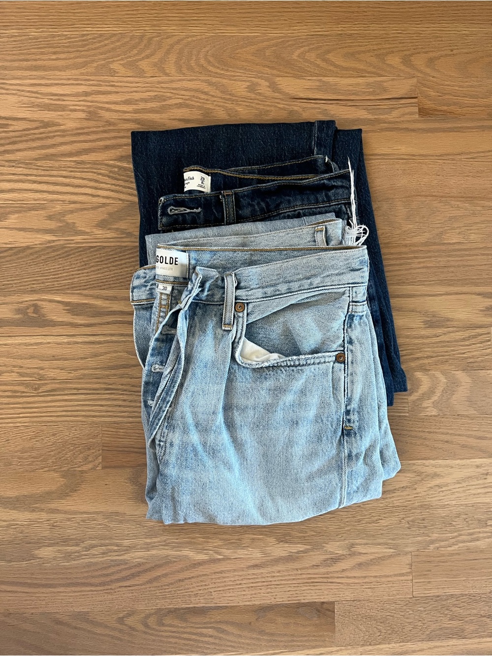 Agolde & Abercrombie women’s jeans
